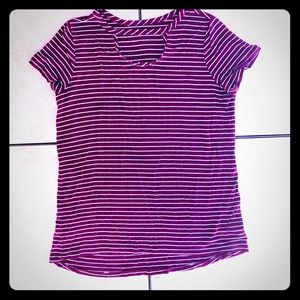 2 for $5 Art Class Girls XL Maroon & White